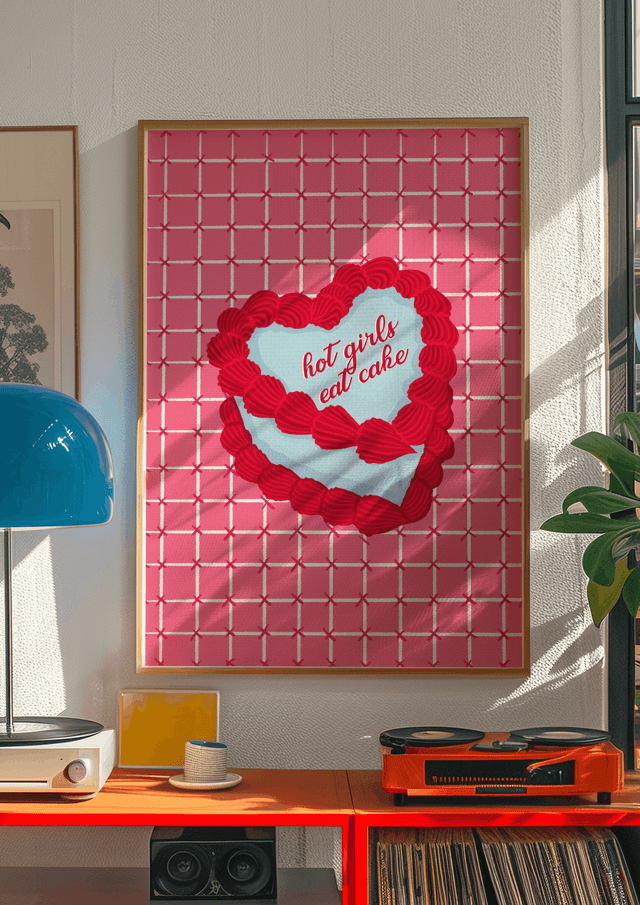 Hot Girls Eat Cake - Print