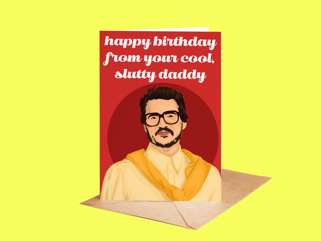 Pedro Pascal - Greeting Card