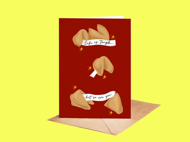 Life is Tough - Sympathy/ Thinking of You Greeting Card