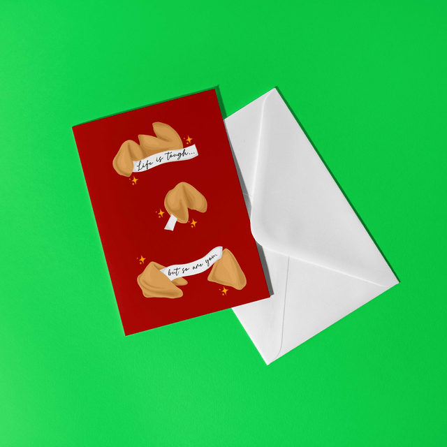 Life is Tough - Sympathy/ Thinking of You Greeting Card