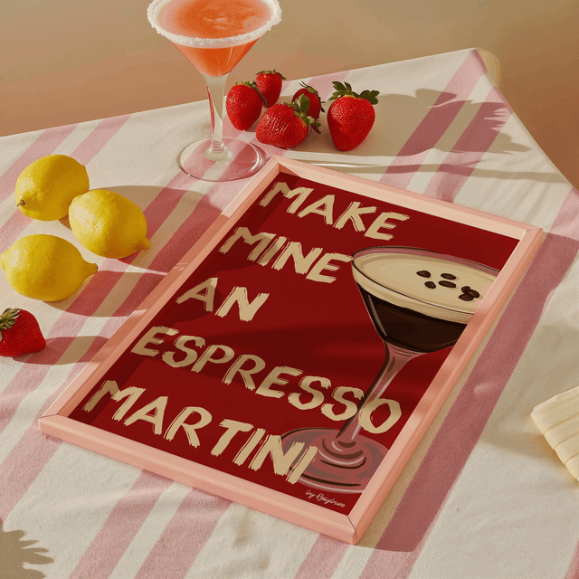 Make Mine An Espresso Martini - Espresso Martini Cocktail Print