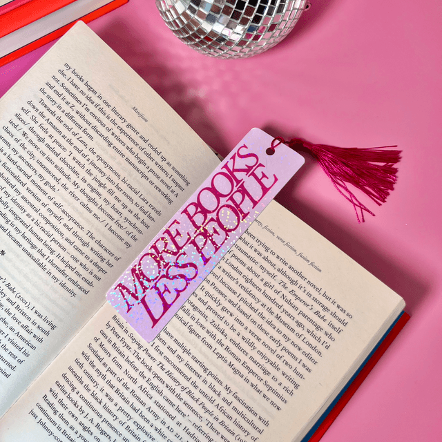 Set Of Four Holographic Bookmarks With Tassel