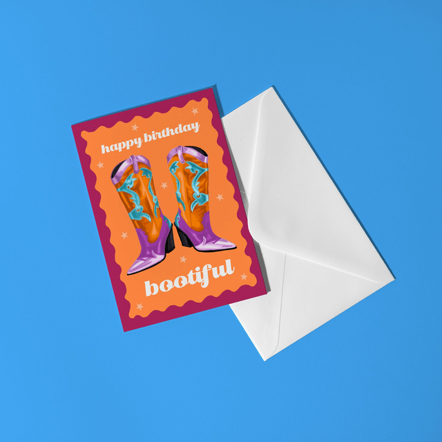 Happy Birthday Bootiful - Greeting Card 
