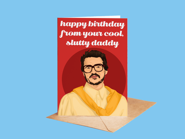 Pedro Pascal - Greeting Card