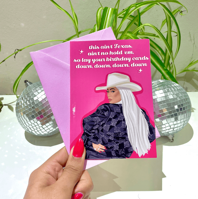 Beyonce Greeting Card