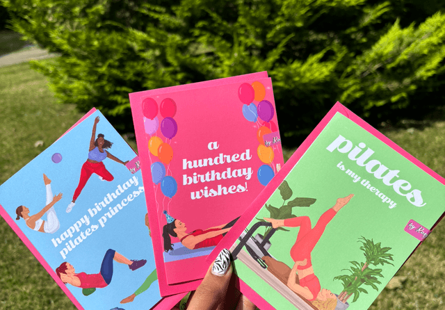 A Hundred Birthday Wishes - Pilates Greeting Card 