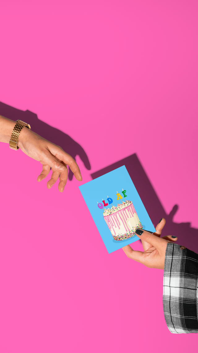 Old AF - Birthday Card 