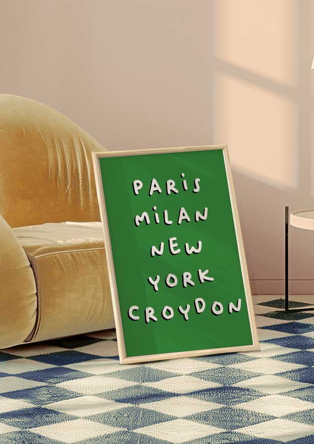 Personalised Fashion Capitals - Print