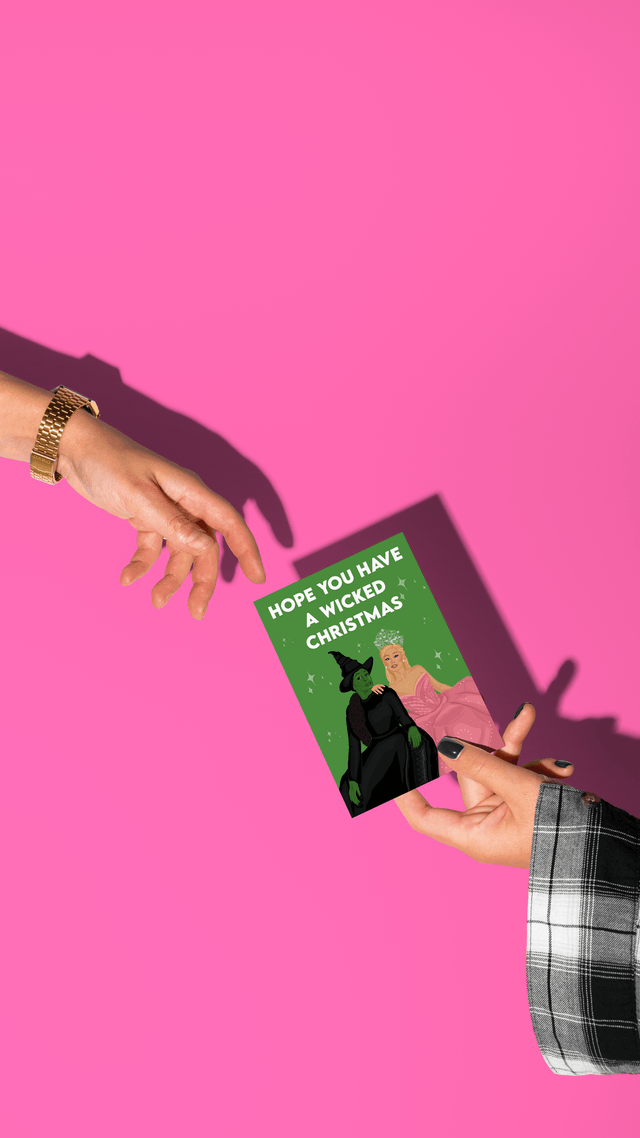 Hope You Have A Wicked Christmas - Wicked the Musical Inspired Christmas Card