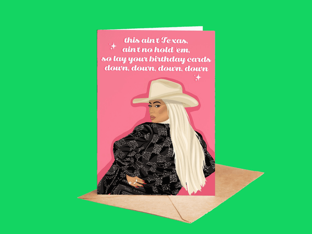 Beyonce Greeting Card