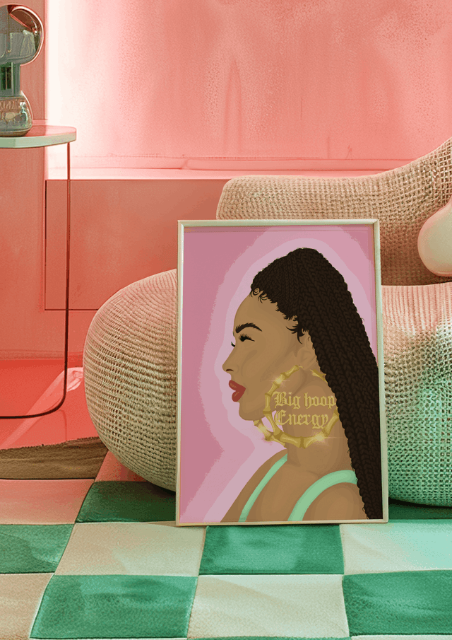 Big Hoop Energy - Print 