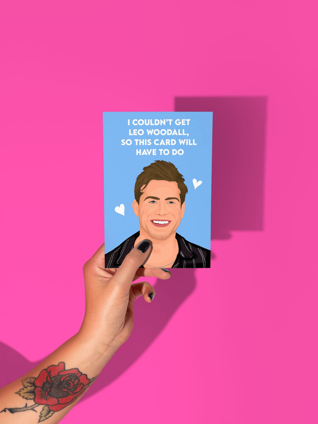 Leo Woodall - Birthday Card