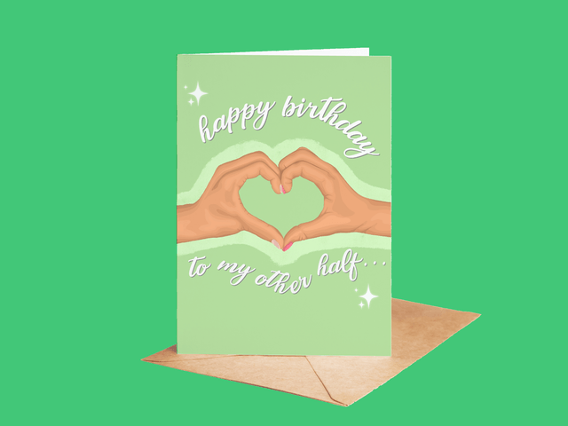 Other Half Greeting Card - (light skin tone)