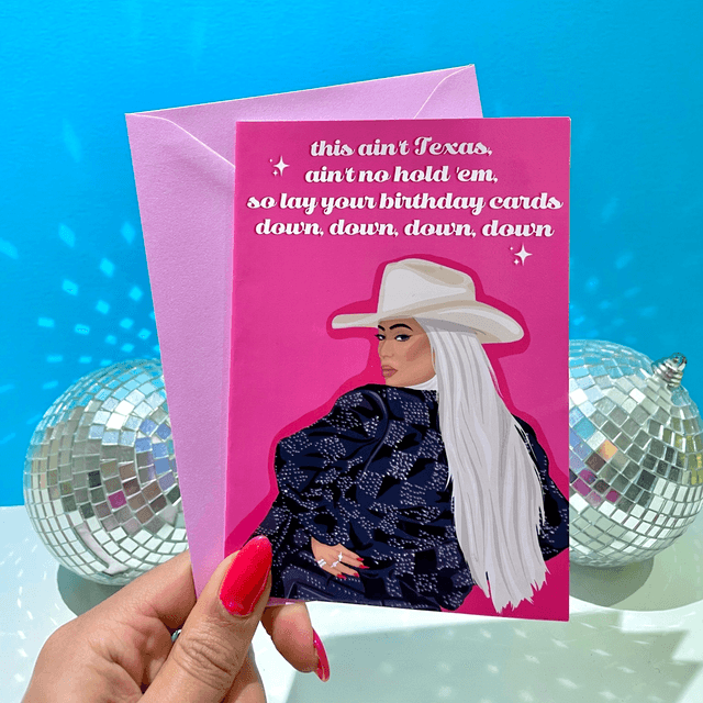 Beyonce Greeting Card