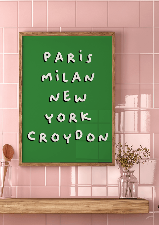 Personalised Fashion Capitals - Print