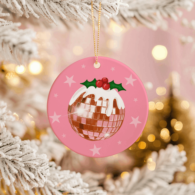 Deck The Halls With Disco Balls - Ceramic Christmas Decoration