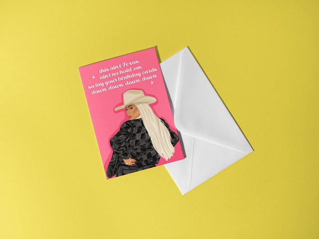 Beyonce Greeting Card